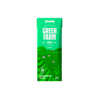 Sữa tươi tiệt tr&ugrave;ng Green Farm Organic